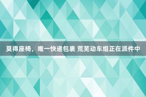 莫得座椅，唯一快递包裹 荒芜动车组正在派件中